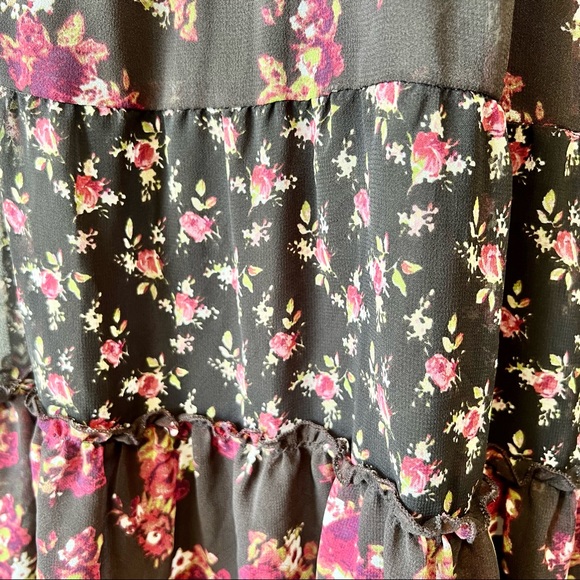 URBAN OUTFITTERS Kimchi Blue Prairie Rose Babydoll Boho Dress—SZ. Small - Picture 6 of 14